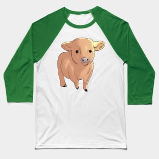 fluffy baby highland cow Baseball T-Shirt